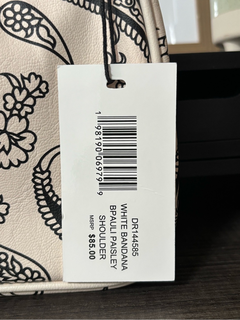 Steve Madden Paisley & Flower Shoulder Bag with Buckle - Picture 3 of 7